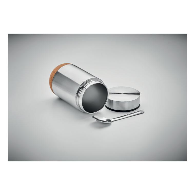 Borcan cu perete dublu 400 ml BETTNA Argintiu mat