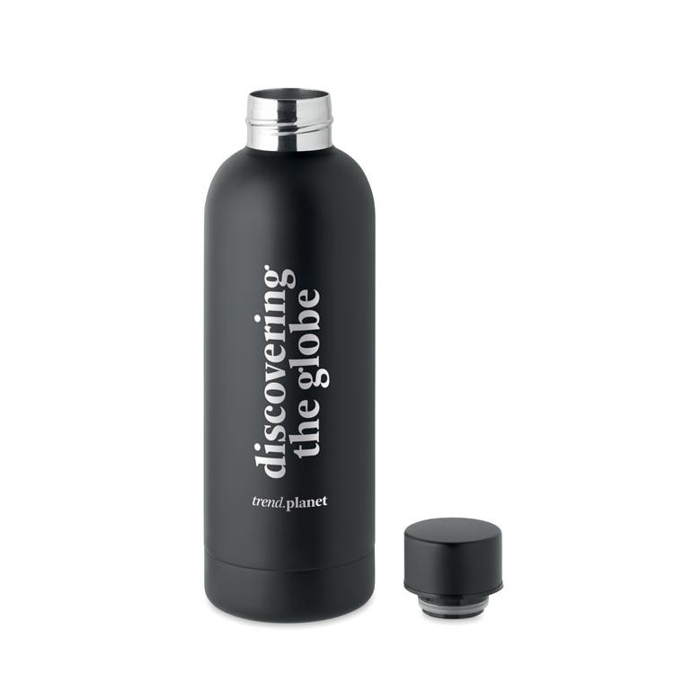 Sticlă oțel inoxidabil 500ml ATHENA Negru