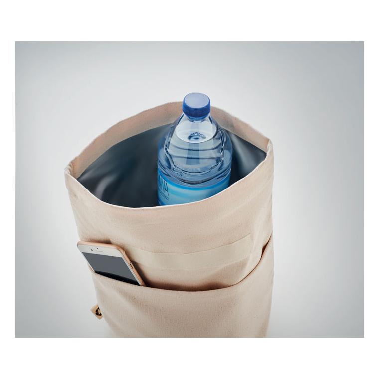 Geantă termo, bumbac reciclat RECOBA Bej