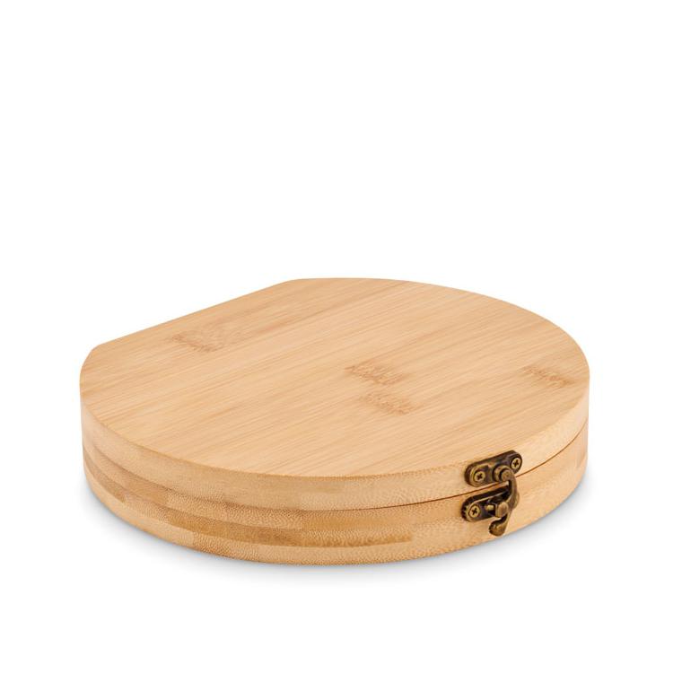 Set unelte 15 piese în casetă bambus BARTLETT Natur