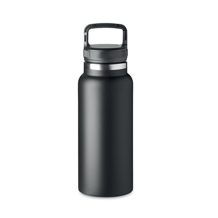 Sticlă cu perete dublu 970 ml CLEO LARGE Negru