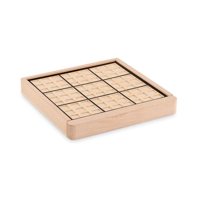 Joc de masă sudoku din lemn SUDOKU Natur