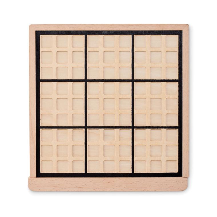 Joc de masă sudoku din lemn SUDOKU Natur