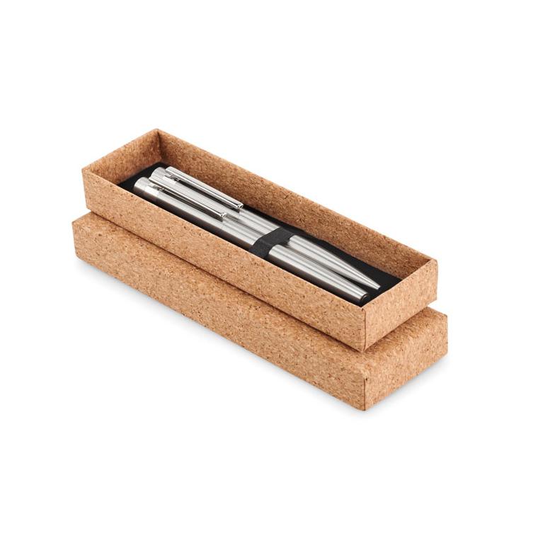 Set din oțel inoxidabil reciclat GRAZ SET Argintiu mat