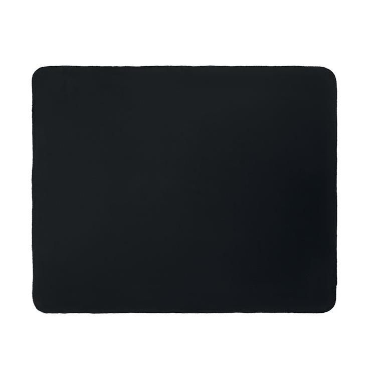 Pătură fleece RPET 130 gr/m² BOGDA Negru