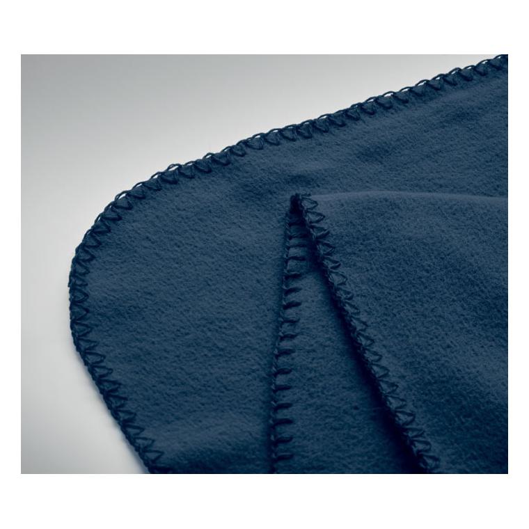 Pătură fleece RPET 130 gr/m² BOGDA Albastru