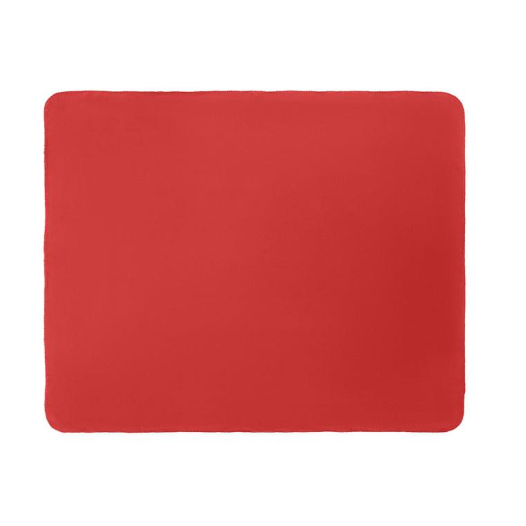 Pătură fleece RPET 130 gr/m² BOGDA Roșu