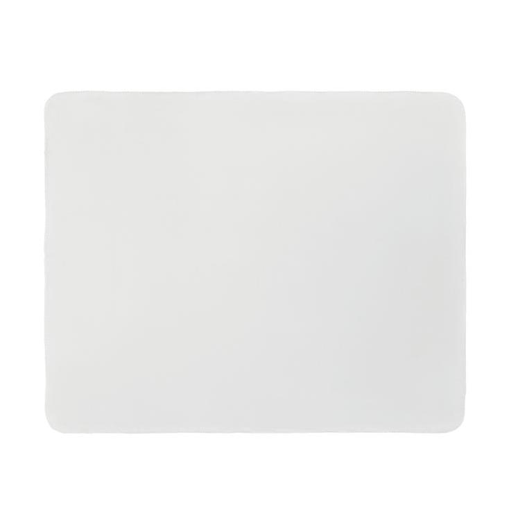 Pătură fleece RPET 130 gr/m² BOGDA Alb