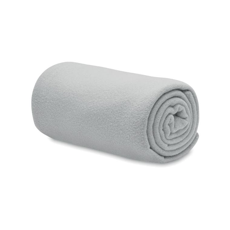 Pătură fleece RPET 130 gr/m² BOGDA Gri