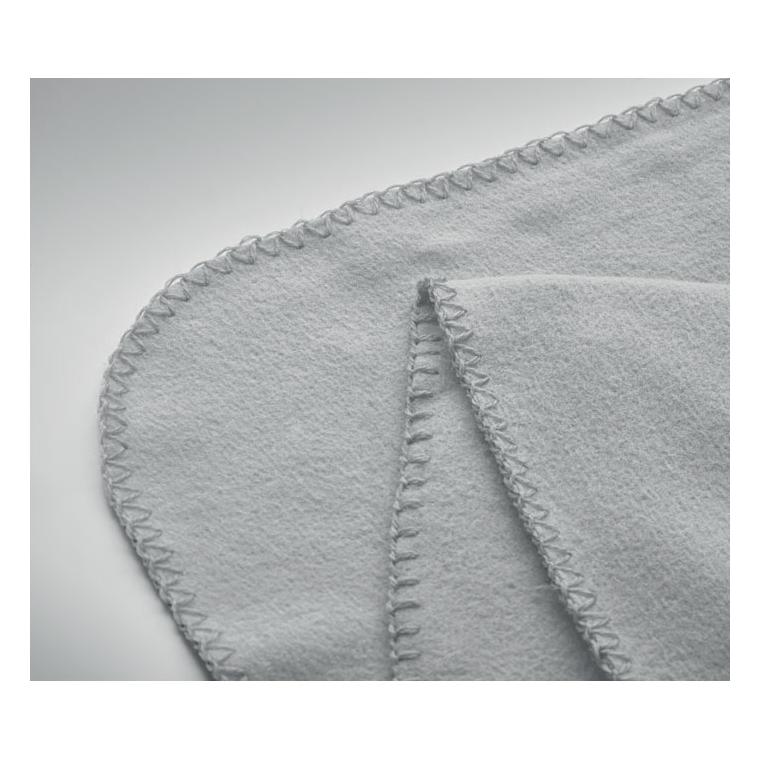 Pătură fleece RPET 130 gr/m² BOGDA Gri