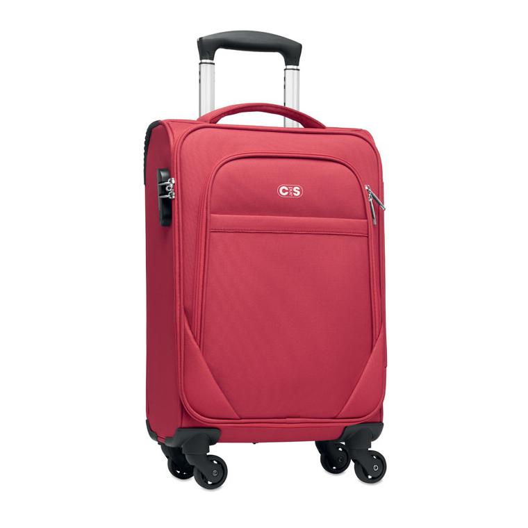 Trolley RPET moale 600D VOYAGE Roșu