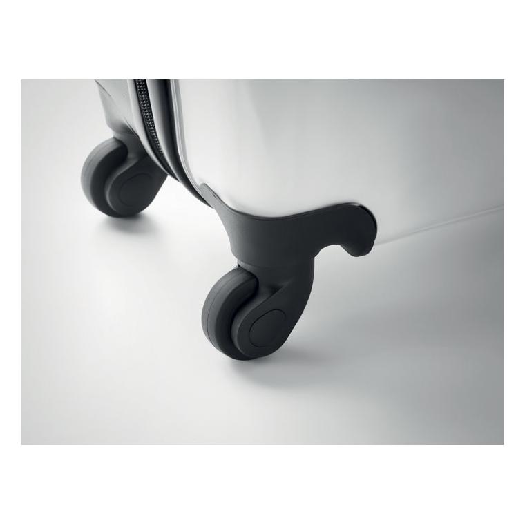 Trolley ABS cu insert foto PICKME Negru