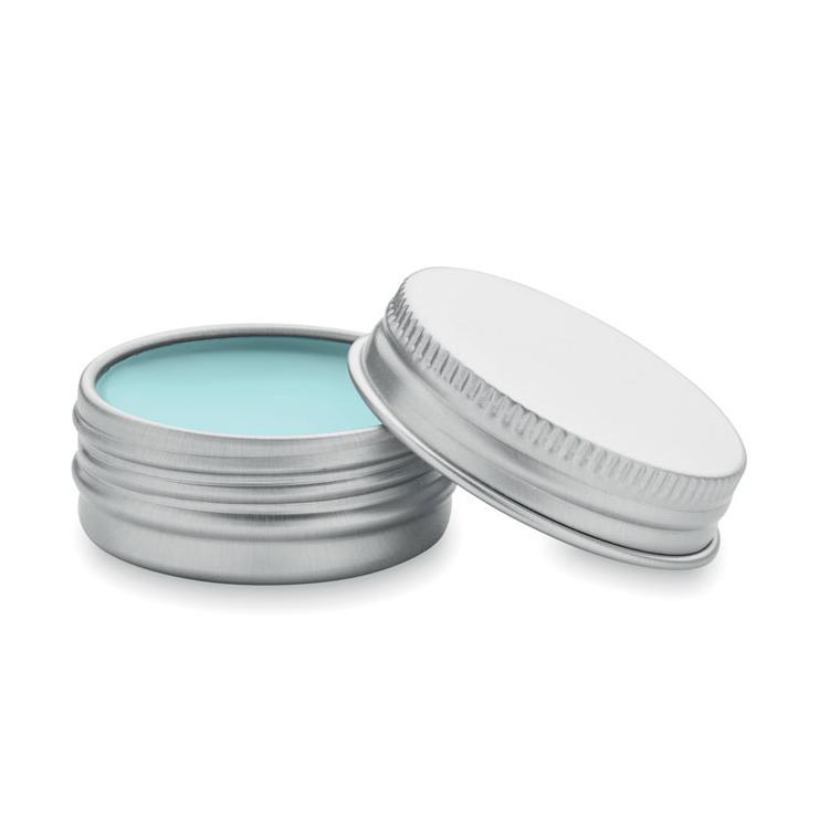 Balsam buze vegan în cutie rotundă BALM Albastru deschis