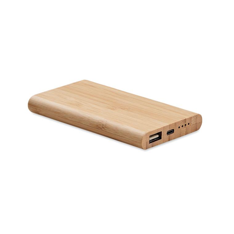 Powerbank bambus 4000 mAh ARENAPOWER C Natur