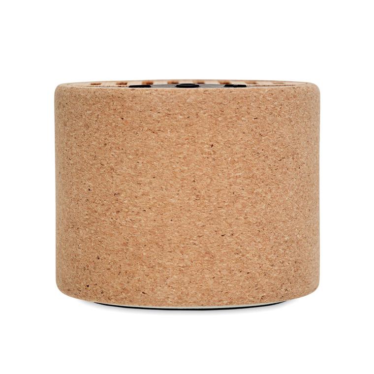 Boxă wireless din plută ROUND + Bej