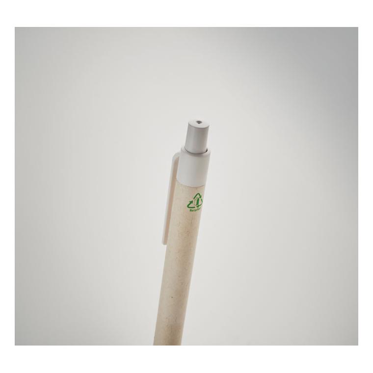 Pix din carton lapte reciclat MITO PEN Alb