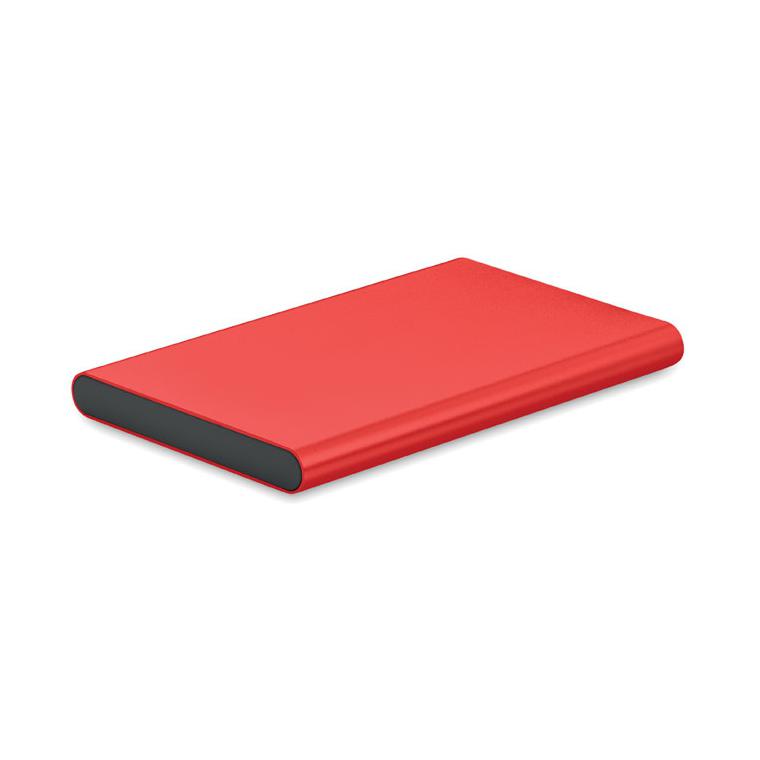 Powerbank de 4000 mAh tip C POWERFLAT C Roșu