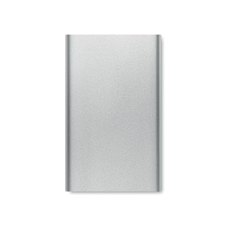 Powerbank de 4000 mAh tip C POWERFLAT C Argintiu mat