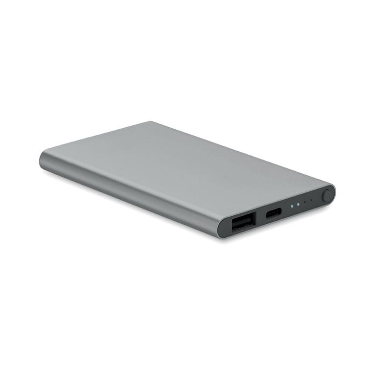 Powerbank de 4000 mAh tip C POWERFLAT C Titanium