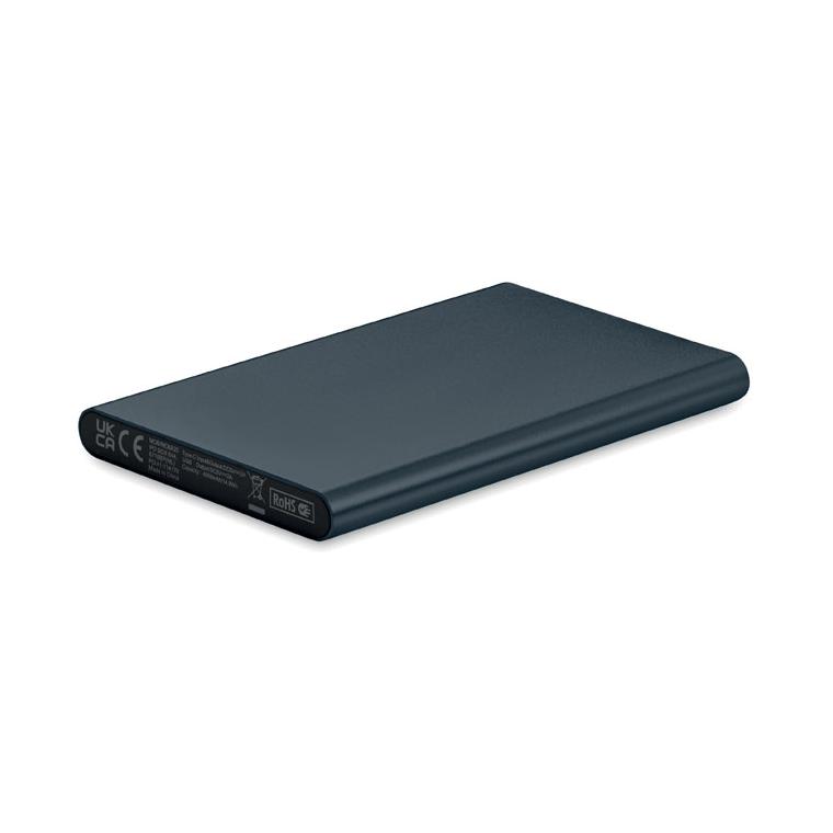 Powerbank de 4000 mAh tip C POWERFLAT C Navy