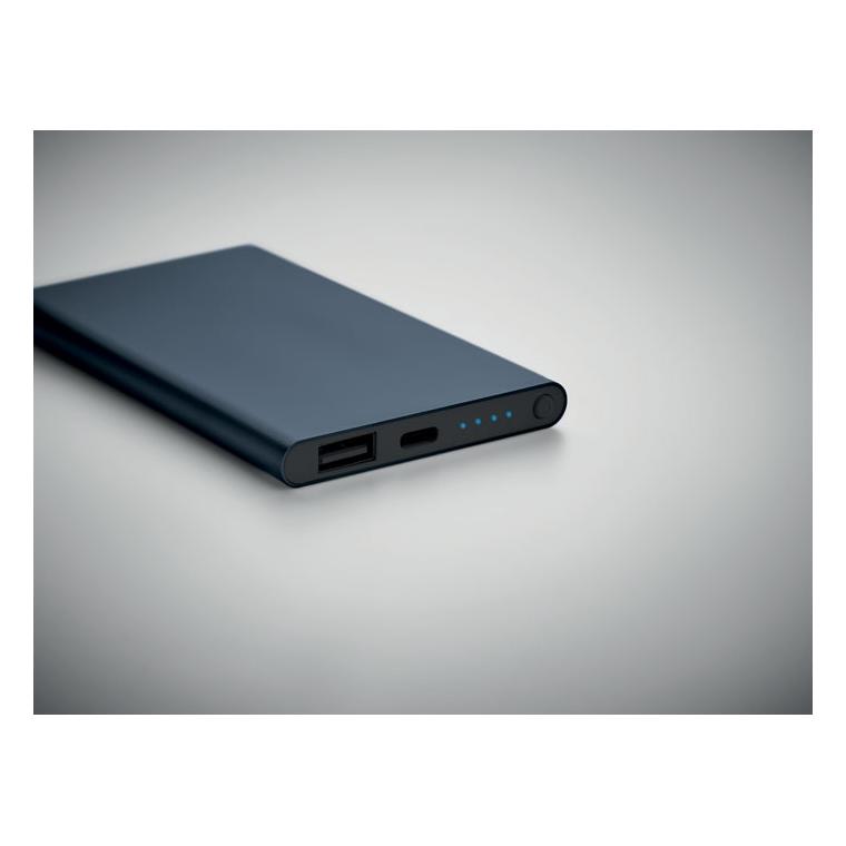Powerbank de 4000 mAh tip C POWERFLAT C Navy 