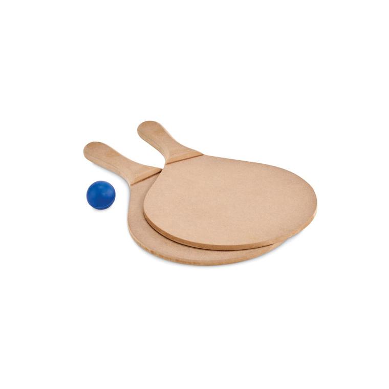 Set tenis de plajă RAQUET Natur