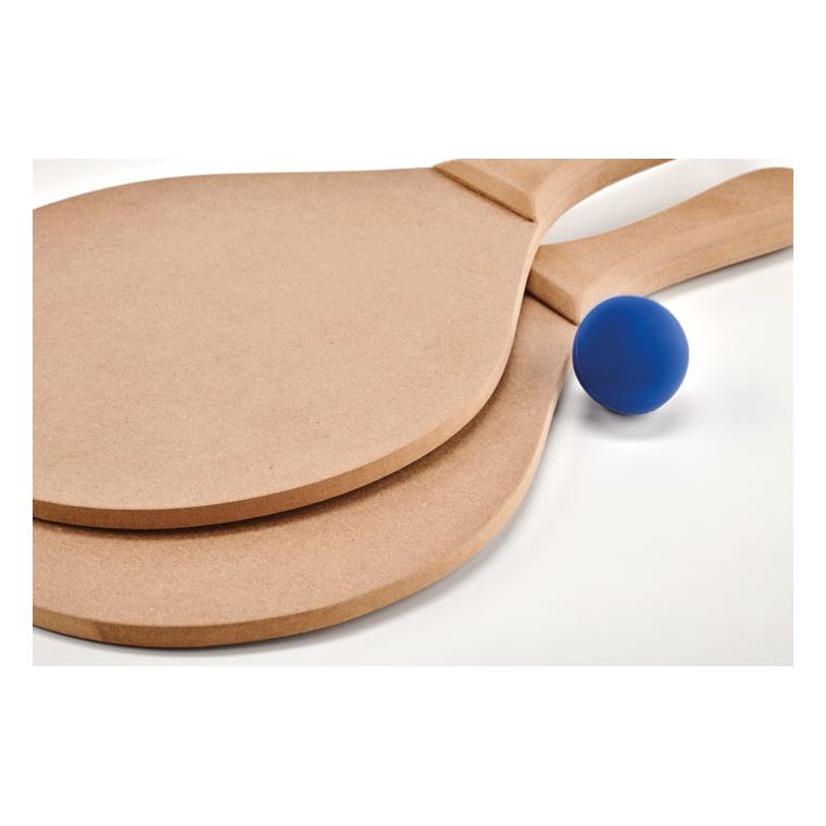 Set tenis de plajă RAQUET Natur