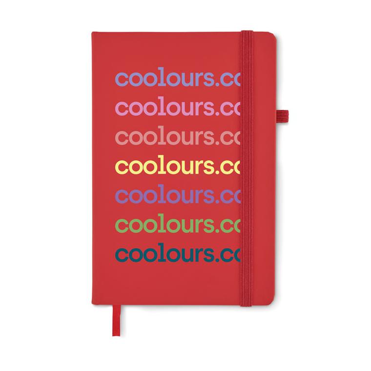 Notes A5 din PU reciclat ARPU Roșu