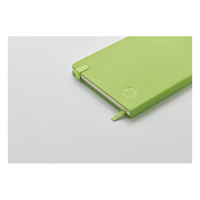 Notes A5 din PU reciclat ARPU Lime