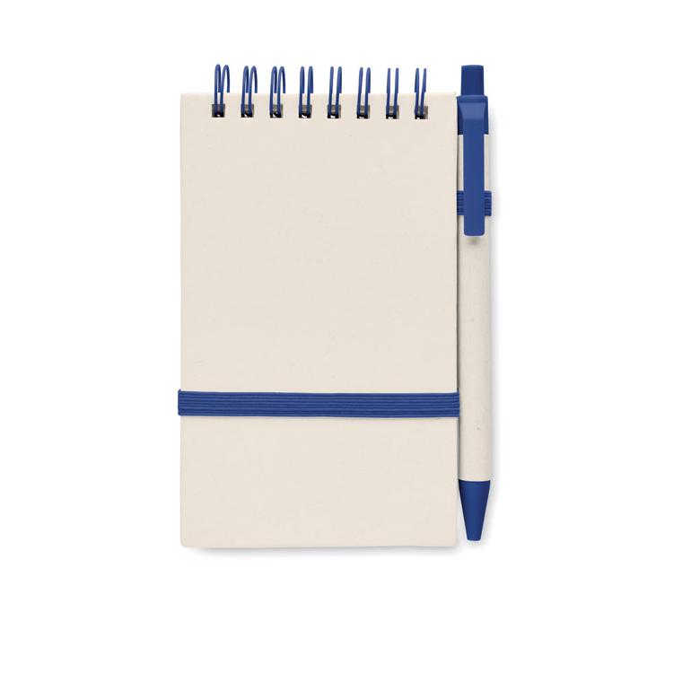 Notes A6 din carton reciclat MITO SET Albastru