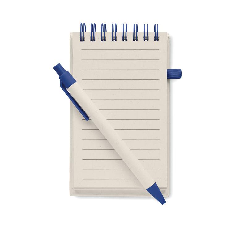 Notes A6 din carton reciclat MITO SET Albastru