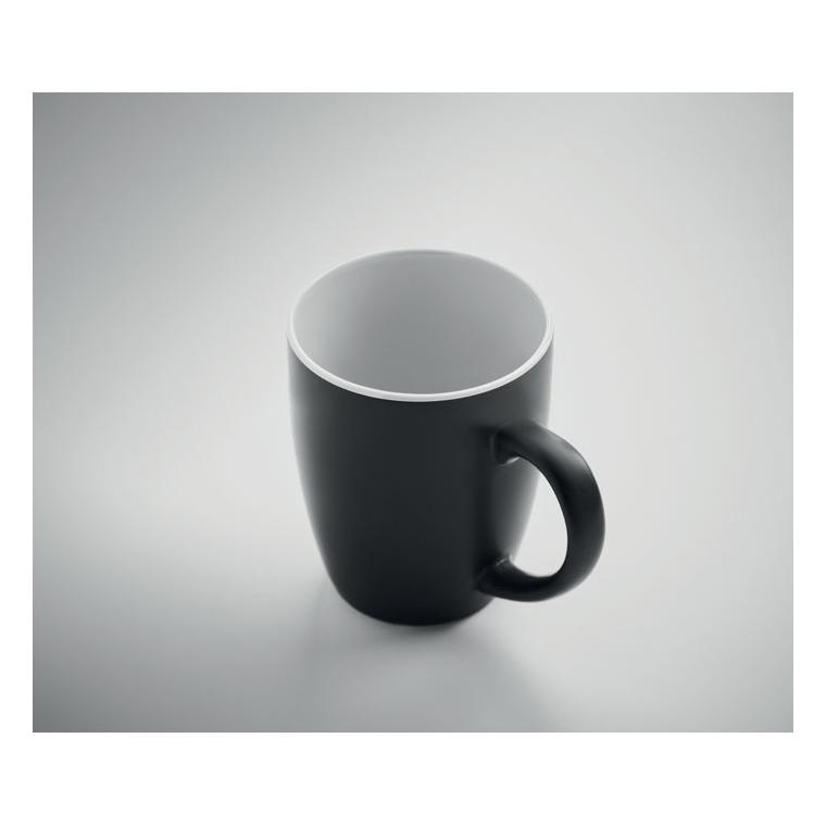 Cană ceramică 2 culori 290 ml LIM Alb