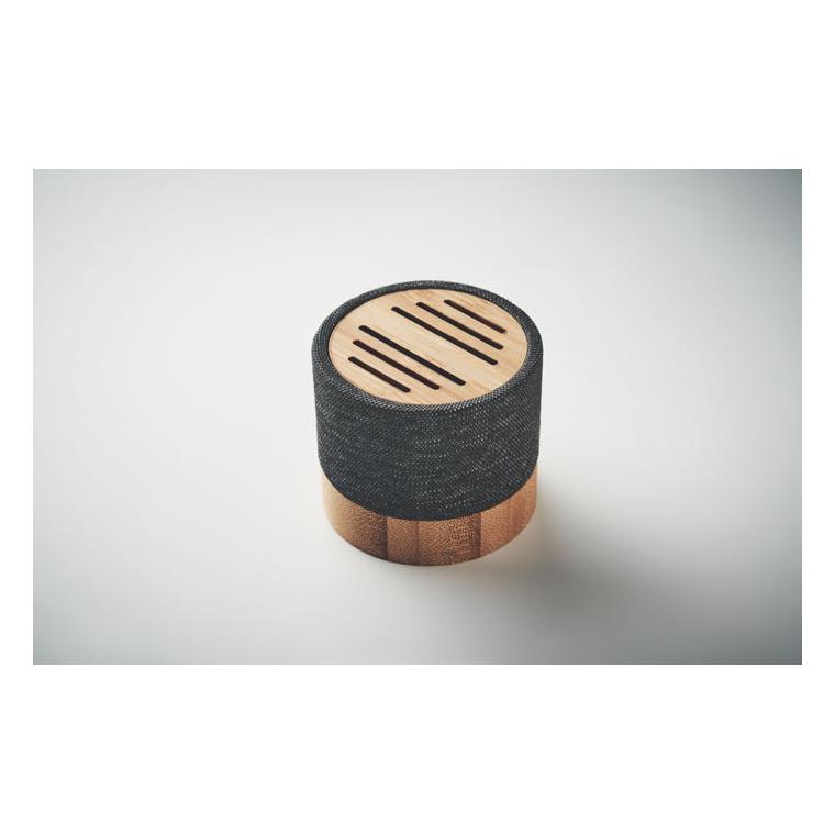 Boxă wireless RPET bambus BOOL Negru