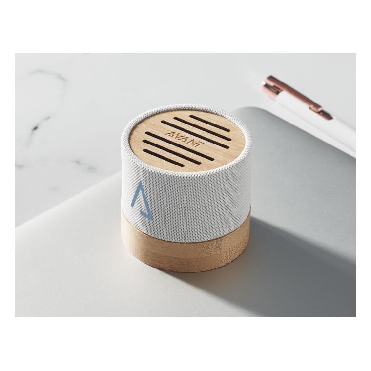 Boxă wireless RPET bambus BOOL Alb