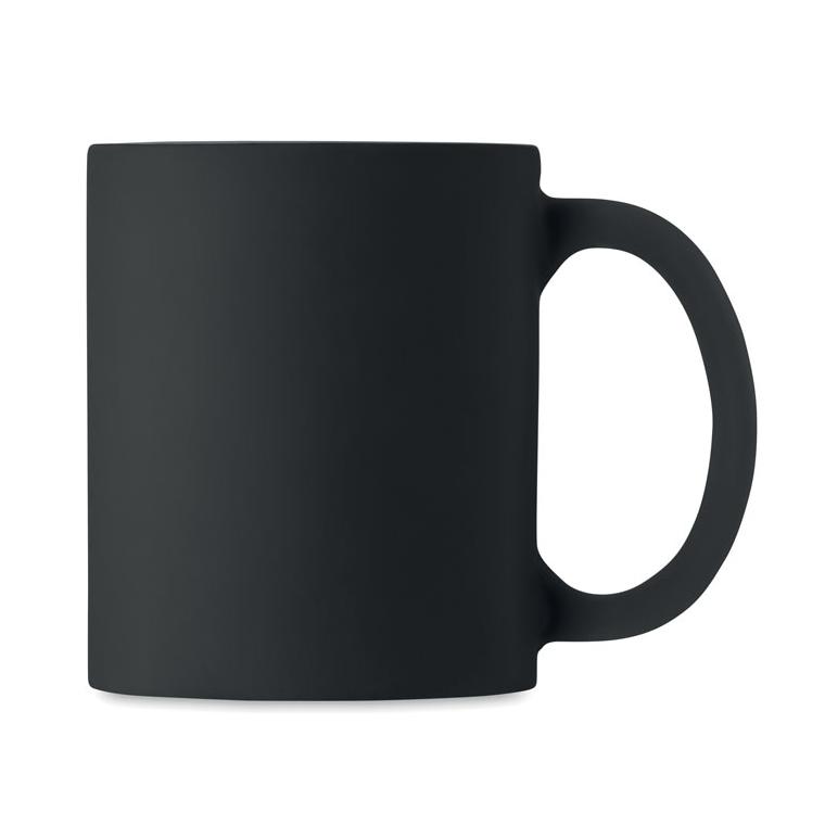 Cană colorată mată 300 ml DUBLIN COLOUR Negru