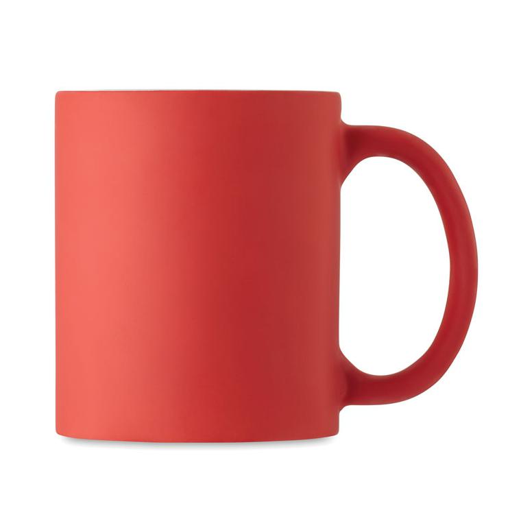 Cană colorată mată 300 ml DUBLIN COLOUR Roșu