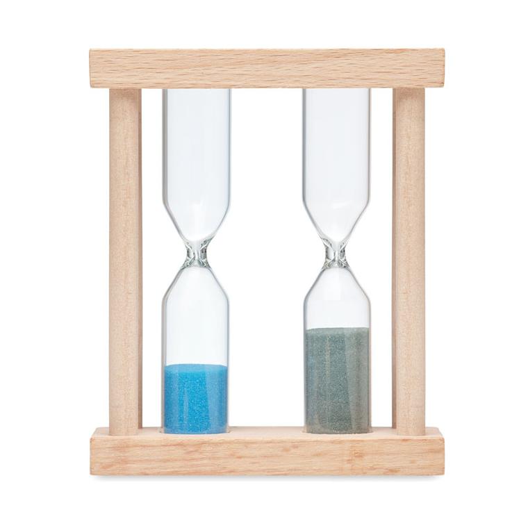 Set de 2 clepsidre din lemn BI Natur
