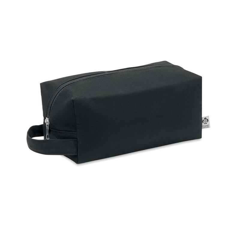 Geantă cosmetică canvas 220g BIA Negru