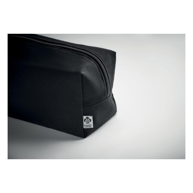 Geantă cosmetică canvas 220g BIA Negru