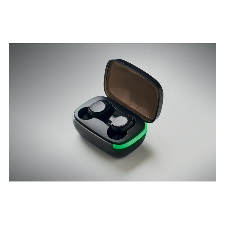 Căști TWS+carcasă de încărcare KOLOR Negru