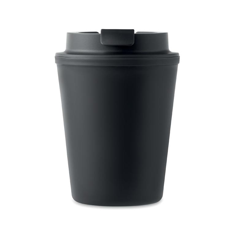 Cană din PP reciclat 300 ml TRIDUS Negru