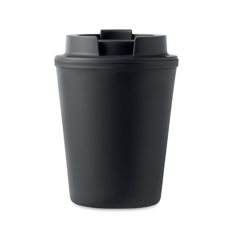 Cană din PP reciclat 300 ml TRIDUS Negru