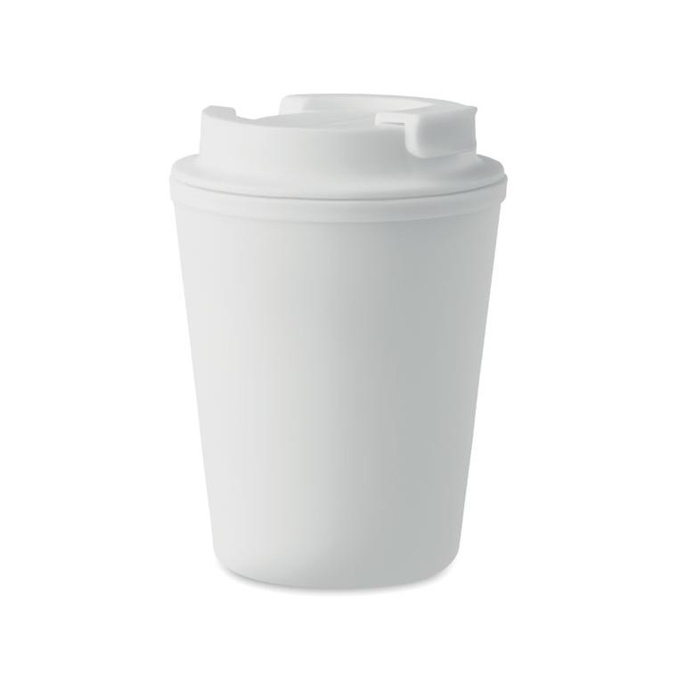 Cană din PP reciclat 300 ml TRIDUS Alb