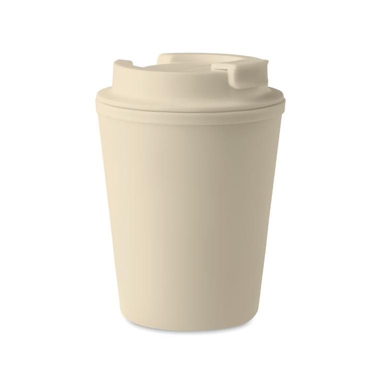 Cană din PP reciclat 300 ml TRIDUS Bej