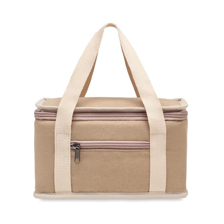 Coolerbag 6 doze canvas 320g KECIL Bej