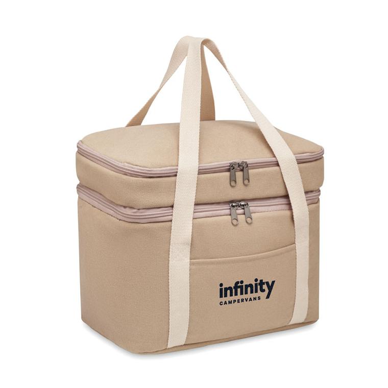 Coolerbag canvas 320 gr/m² KECIL TOP Bej