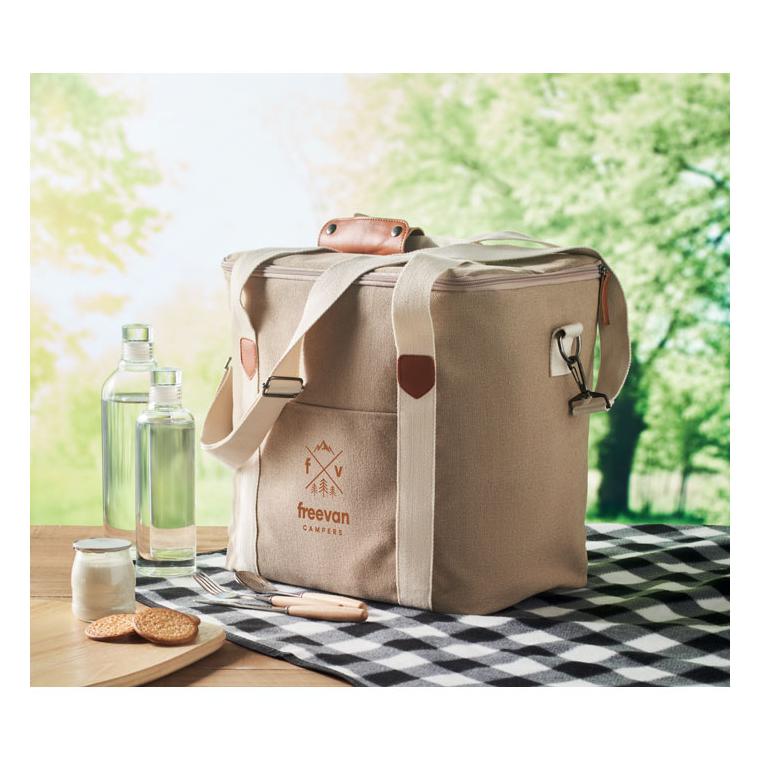 Coolerbag mare canvas 450g KECIL LARGE Bej