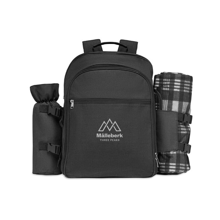 Rucsac picnic, 4 persoane DUIN Negru