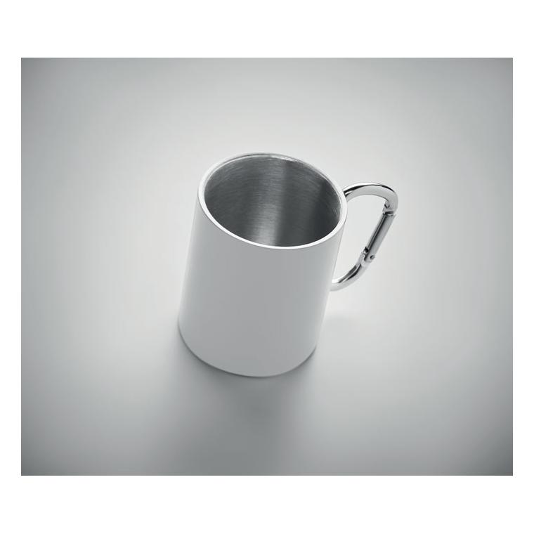 Cană metalică 300 ml TRUMBA Alb