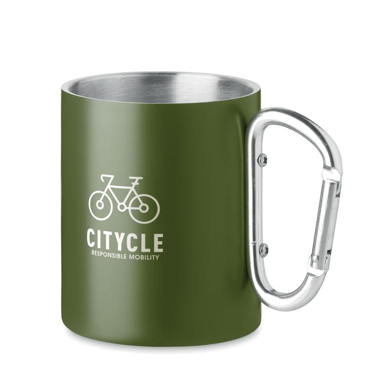 Cană metalică 300 ml TRUMBA Verde Inchis